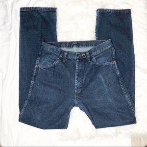 Vintage 🌾 Rustler dark denim straight leg jeans 32x34